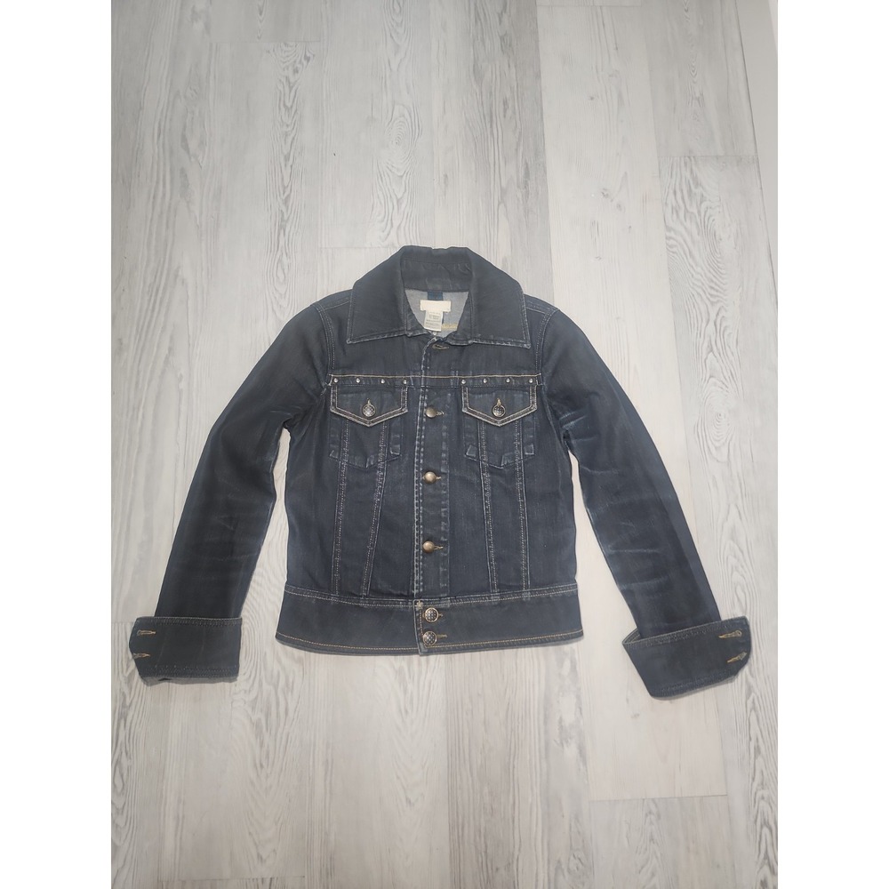 Diesel Vintage Women's Jean Trucker Jacket Small Dark Blue